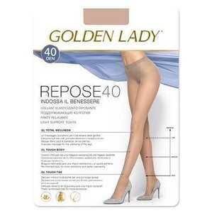 Golden Lady Repose  6-2XL 40 den punčochové kalhoty 6-XXL nero/černá
