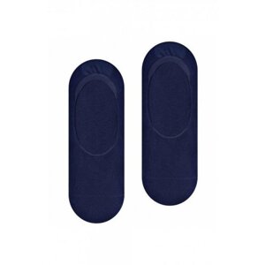 Steven Bamboo art.036 pánské ponožky mokasínky 41-43 tmavě modrá
