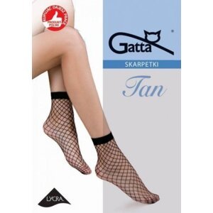 Gatta Tan nr 2 ponožky typu "kabaretka" Univerzální nero/černá