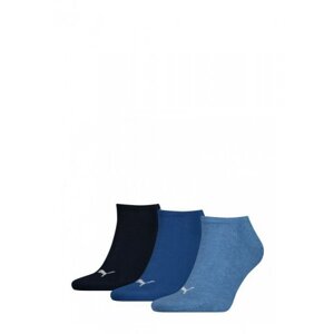 Puma 906807 Sneaker Soft A'3 Kotníkové ponožky 35-38 navy-grey-blue