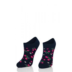 Intenso 013 Luxury Lady Dámské kotníkové ponožky 38-40 černá
