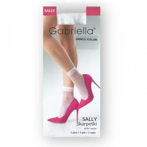 Gabriella 702 sally bianco Dámské ponožky One size bílá