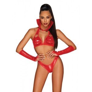 Obsessive Vampines Erotický kostým 4-dílný L/XL červená
