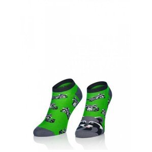 Intenso 1719 Superfine Cotton Kotníkové ponožky 41-43 zelená