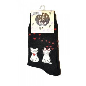 WiK 37718 Socks For Love Dámské ponožky 35-38 bordová