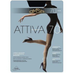 Omsa Attiva 70 den Punčochové kalhoty 3-M caramello/odstín béžové