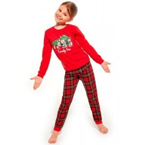 Cornette Family time 594/159 kids Dívčí pyžamo 116 červená
