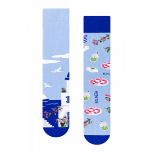 More Santorini 078-A063 modré Dámské ponožky 35/38 modrá
