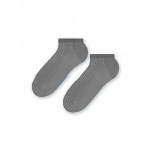 Steven art.042 Pánské kotníkové ponožky 41-43 černá