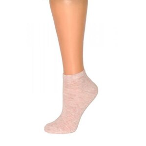 Noviti ST022 Lurex Dámské ponožky 35-38 růžová
