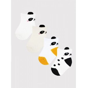 Noviti SB021 Panda Cotton 0-12 měsicí Dětské ponožky 0-6 miesięcy mix barva-mix vzor