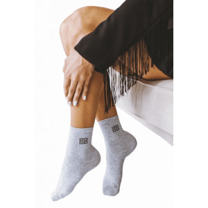 Milena 0200 Fashion GG Lurex Dámské ponožky 37-41 béžová
