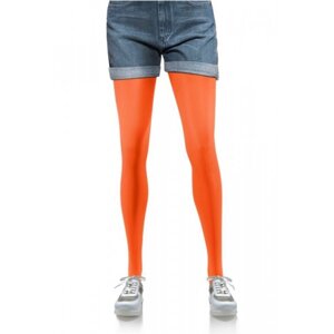 Sesto Senso Hiver 40 DEN Punčochové kalhoty orange neon XL Neon Orange (neonovo-oranžová)