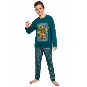 Cornette Kids Boy 593/153 Cookie 4 86-128 Chlapecké pyžamo 110-116 zelená