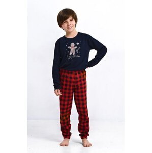 Sensis Matt Kids Boy 110-128 Chlapecké pyžamo 110-116 tmavě modrá