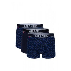 Atlantic 173 3-pak nie/gra/nie Pánské boxerky XL Mix