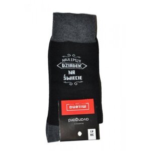 Milena Avangard pro děda 0125 Pánské ponožky 39-42 grafitová (tmavě šedá)
