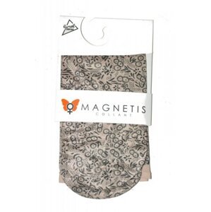 Magnetis lycra 20 den Vzorované dámské ponožky Univerzální bordová