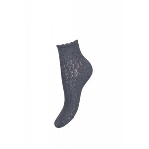 Milena Ażur 0989 Dámské ponožky 37-41 černá
