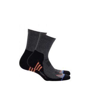 Wola Sportive W94.1N5 Ag+ Pánské ponožky 42-44 Smoky