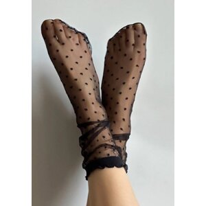 Veneziana Scarlett dámské ponožky Univerzální Panna(světle krémová)