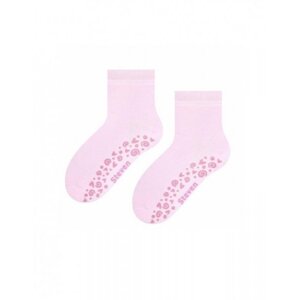 Steven 164 ABS dětské ponožky 32-34 růžová
