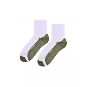 Steven art.026 Sport dámské sportovní ponožky 35-37 světle šedý melanž