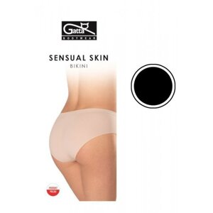 Gatta Sensual skin Bikini 1646 černé Kalhotky L černá