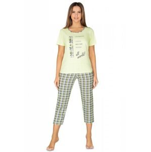 Regina 988 Dámské pyžamo plus size 3XL zelená