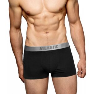 Atlantic 012 černé Pánské boxerky XL černá
