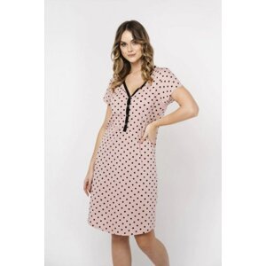 Italian Fashion Buscato vzor Noční košilka XL růžová