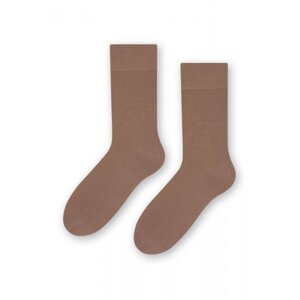 Steven 056 086 hnědé Oblékové ponožky 45/47 hnědá