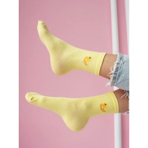 Milena 0200 Kaczuszka Dámské ponožky 37-41 žlutá