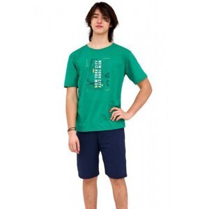 Cornette City 504/46 Chlapecké pyžamo 188/L zelená