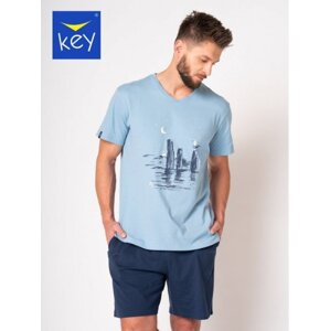 Key MNS 459 A24 Pánské pyžamo XL modrá