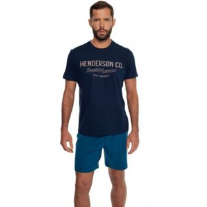 Henderson Creed 41286 tmavě modré Pánské pyžamo L tmavě modrá