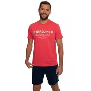 Henderson Creed 41286 červené Pánské pyžamo 2XL červená