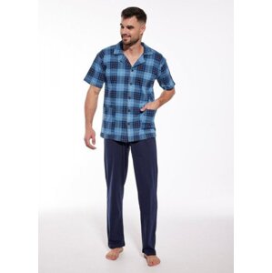 Cornette 318/49 Rozepínané Pánské pyžamo XL jeans