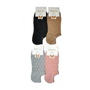 WiK Motýl 4806 ažurové Dámské kotníkové ponožky 39-42 mix barva