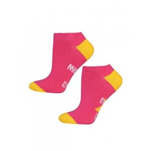 Moraj CSD 170-546 s Nápisem Dámské kotníkové ponožky 35-38 růžová