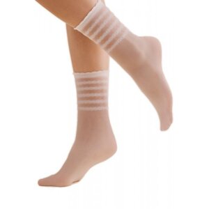 Gabriella 1200 Lora bianco uni Dámské ponožky One size Bianco(bílá)