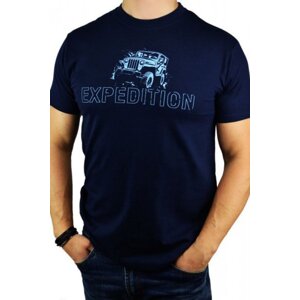 Noviti t-shirt TT 004 M 01 tmavě modré Pánské tričko M tmavě modrá