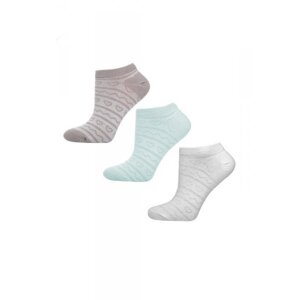 Moraj CSD240-054 žakárové Dámské kotníkové ponožky 35-38 bílá