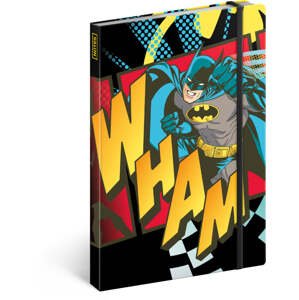 Notes Batman – Wham, linkovaný, 13 x 21 cm,Vnitřní kapsa