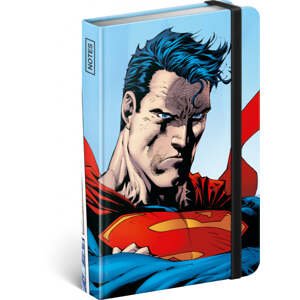 Notes Superman – World Hero, linkovaný, 11 × 16 cm,Vnitřní kapsa