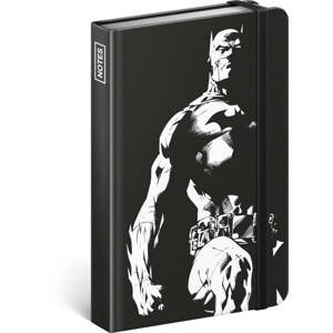 Notes Batman – Dark Knight, linkovaný, 11 × 16 cm,Vnitřní kapsa