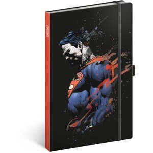 Notes Superman, linkovaný, 13 × 21 cm,Vnitřní kapsa
