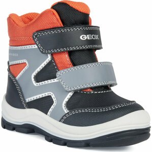 Sněhule Geox B Flanfil Boy B Abx B263VD 0CEFU C0038 M Black/Orange