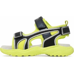 Sandály Geox J Sandal Splush Boy J35GPA014CEC3707 M Lime/Black