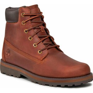 Turistická obuv Timberland Courma Kid Traditional6In TB0A28VX3581 Md Brown Full Grain